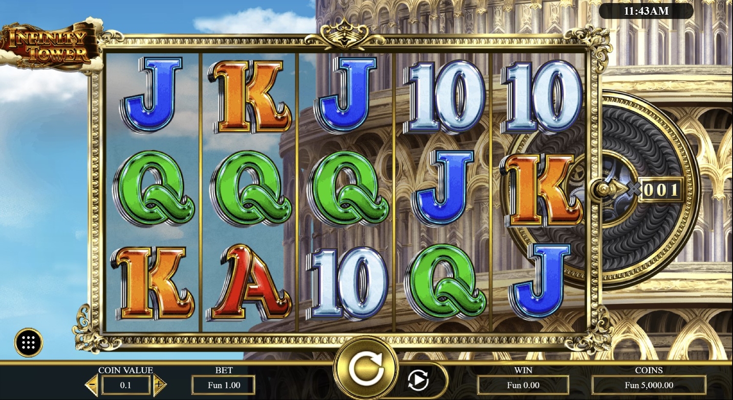 Infinity Tower Slot Gameplay