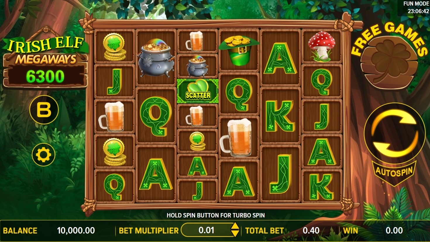 Irish Elf Megaways Slot Gameplay