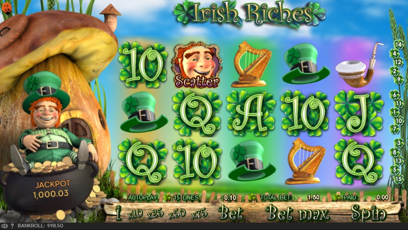 Irish Riches Slot Gameplay
