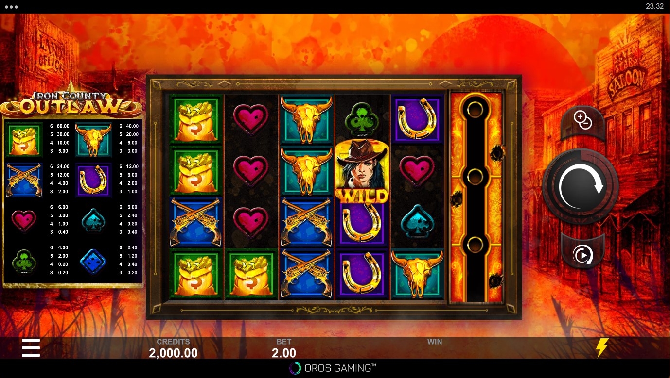 Iron County Outlaw Slot Gameplay