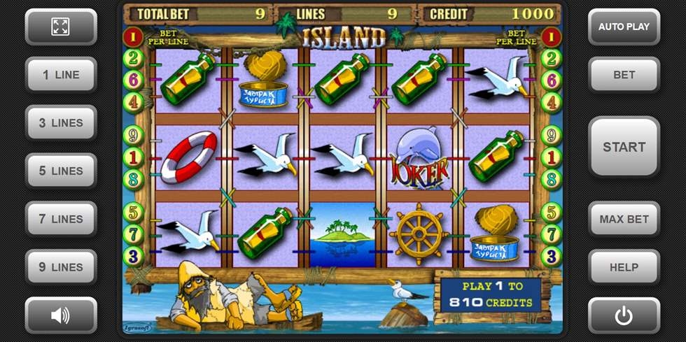 Island Slot Gameplay
