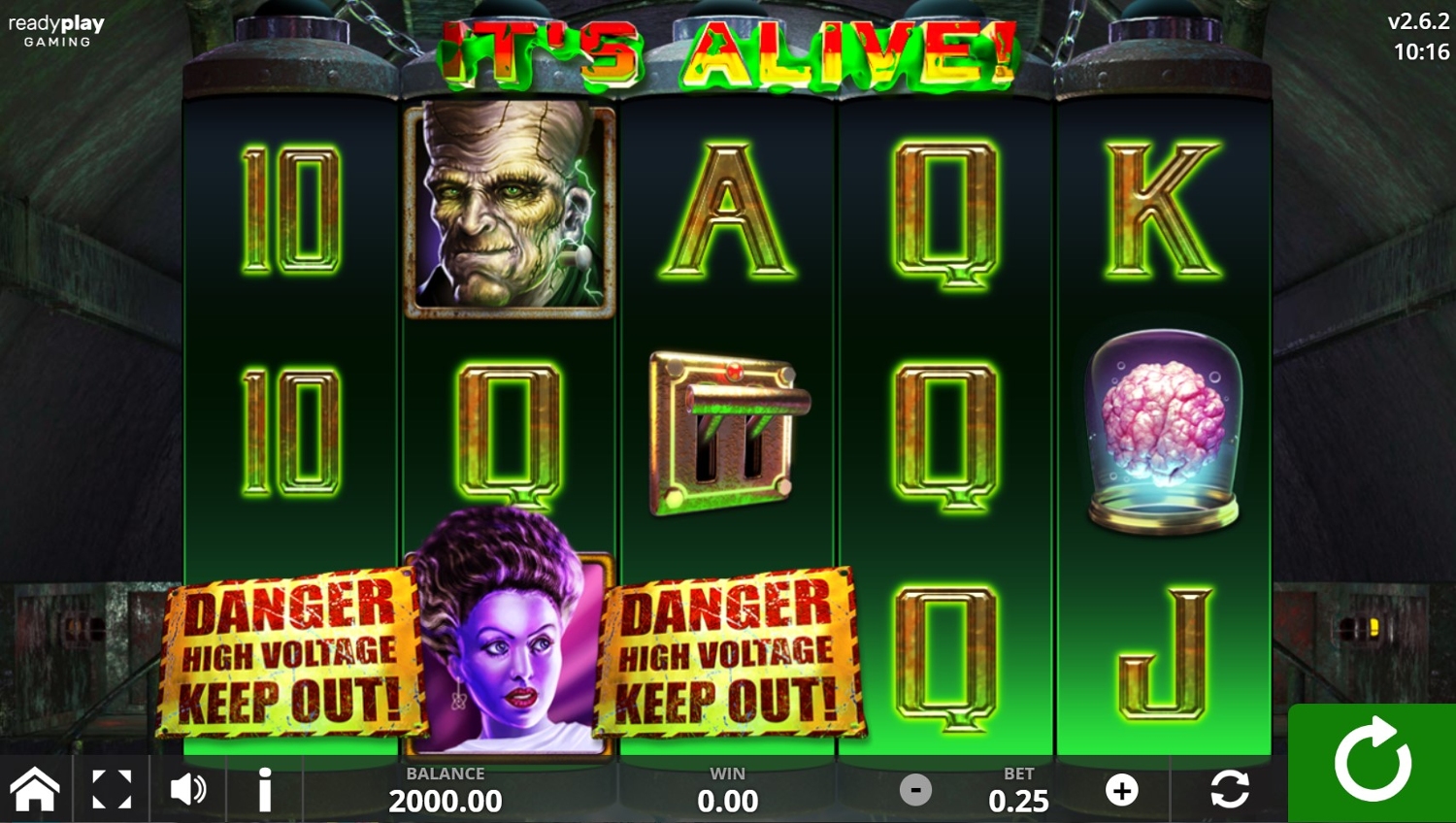 It's Alive! Slot Gameplay