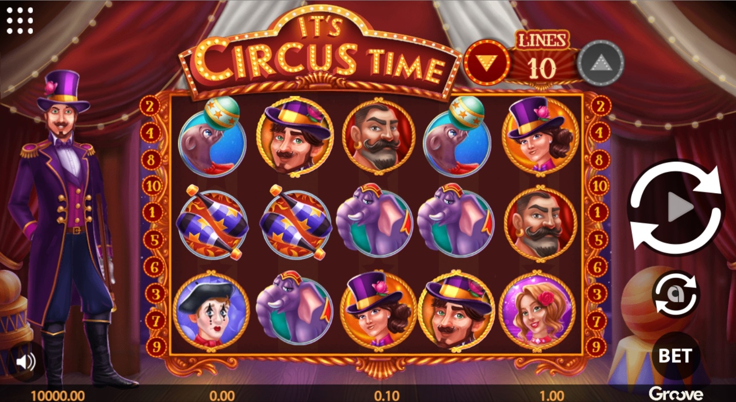 It's Circus Time Slot Gameplay