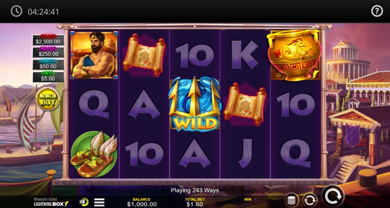 Ithaca's Gold Slot Gameplay
