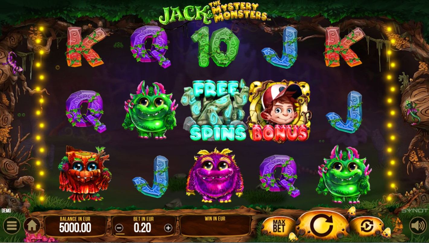 Jack, The Mystery Monsters Slot Gameplay