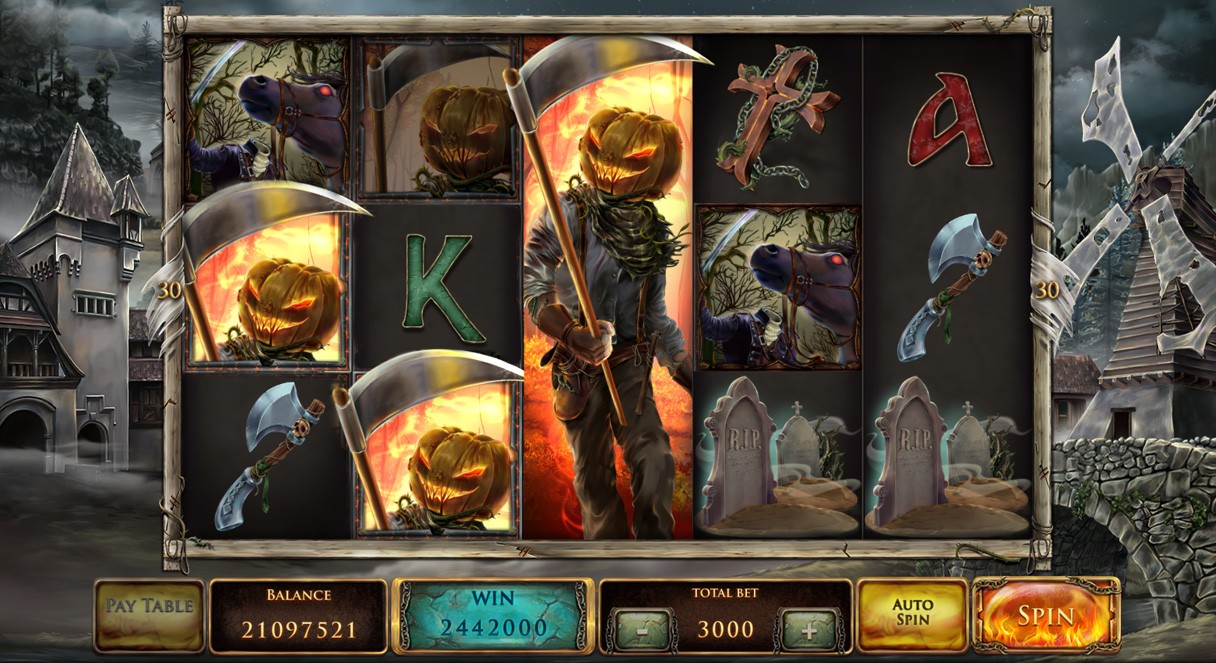 Jack O'Latern vs The Headless Horseman Slot Gameplay