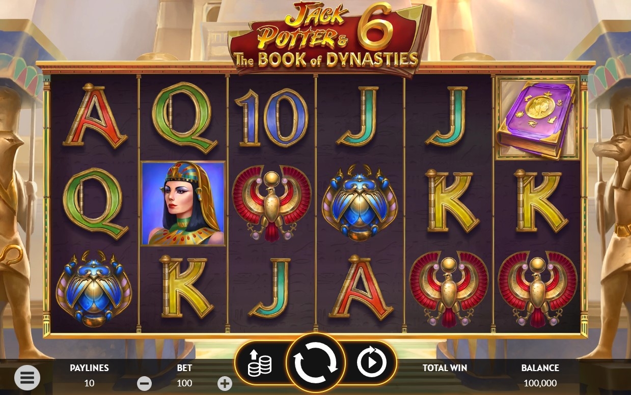 Jack Potter & The Book of Dynasties 6 Slot Gameplay