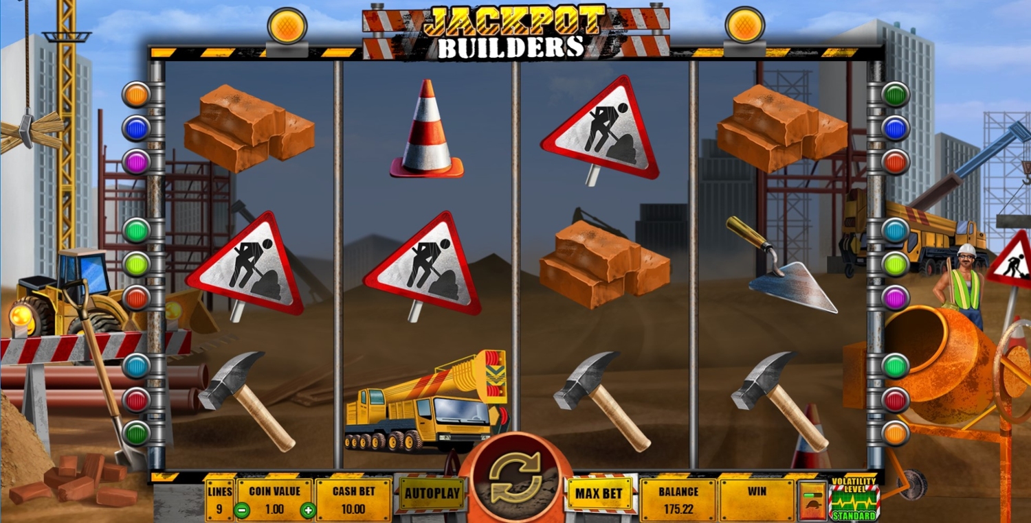 Jackpot Builders Slot Gameplay