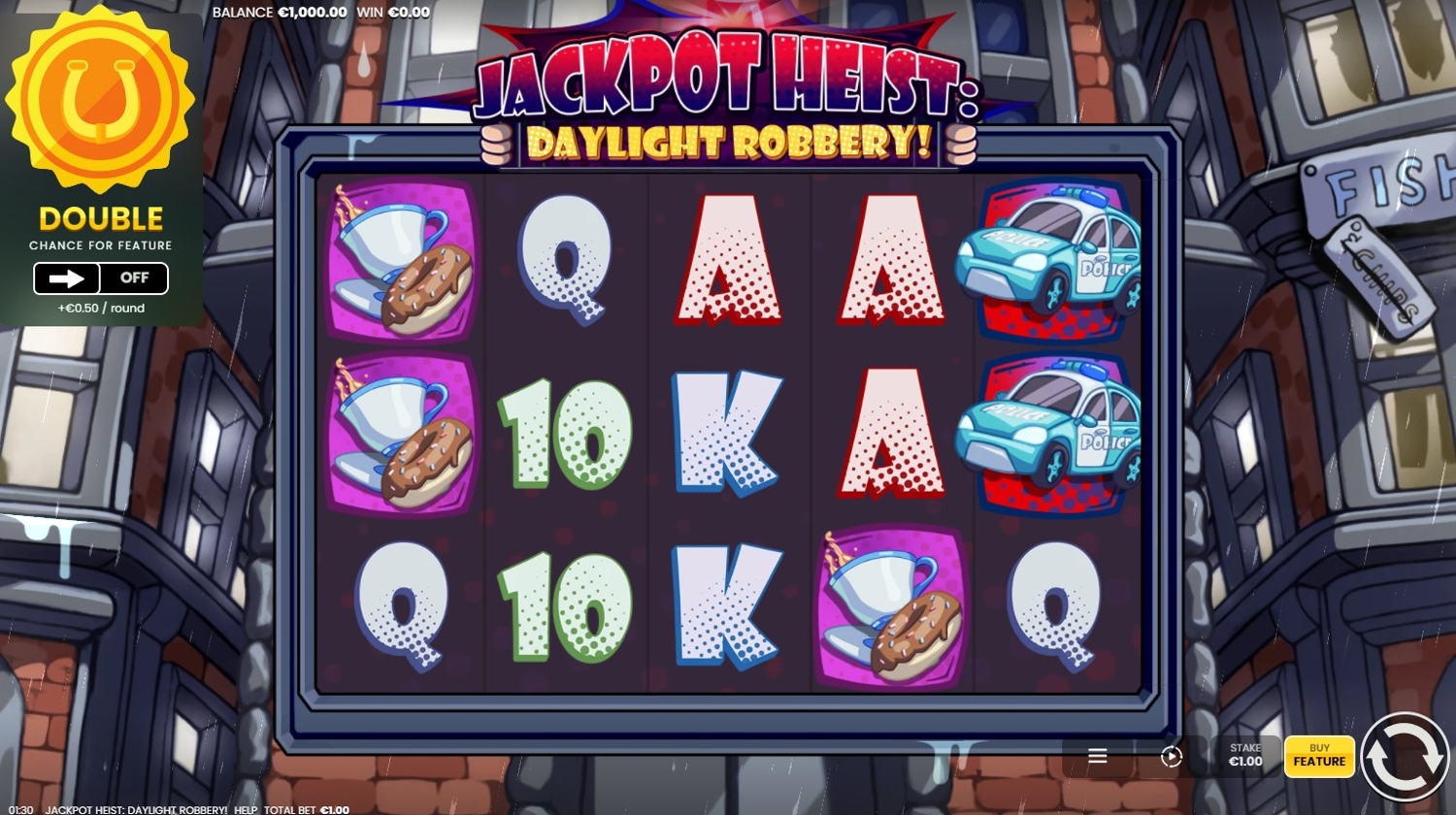 Jackpot Heist Daylight Robbery Slot Gameplay