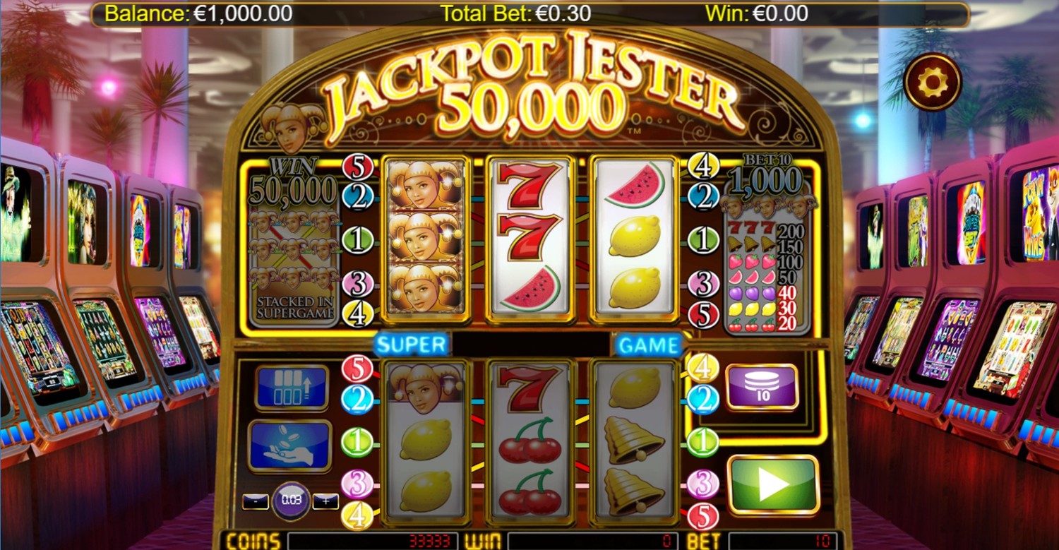 Jackpot Jester 50K HQ Slot Gameplay