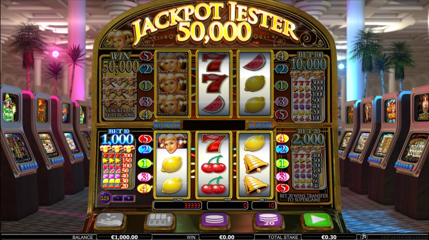 Jackpot Jester 50k Slot Gameplay