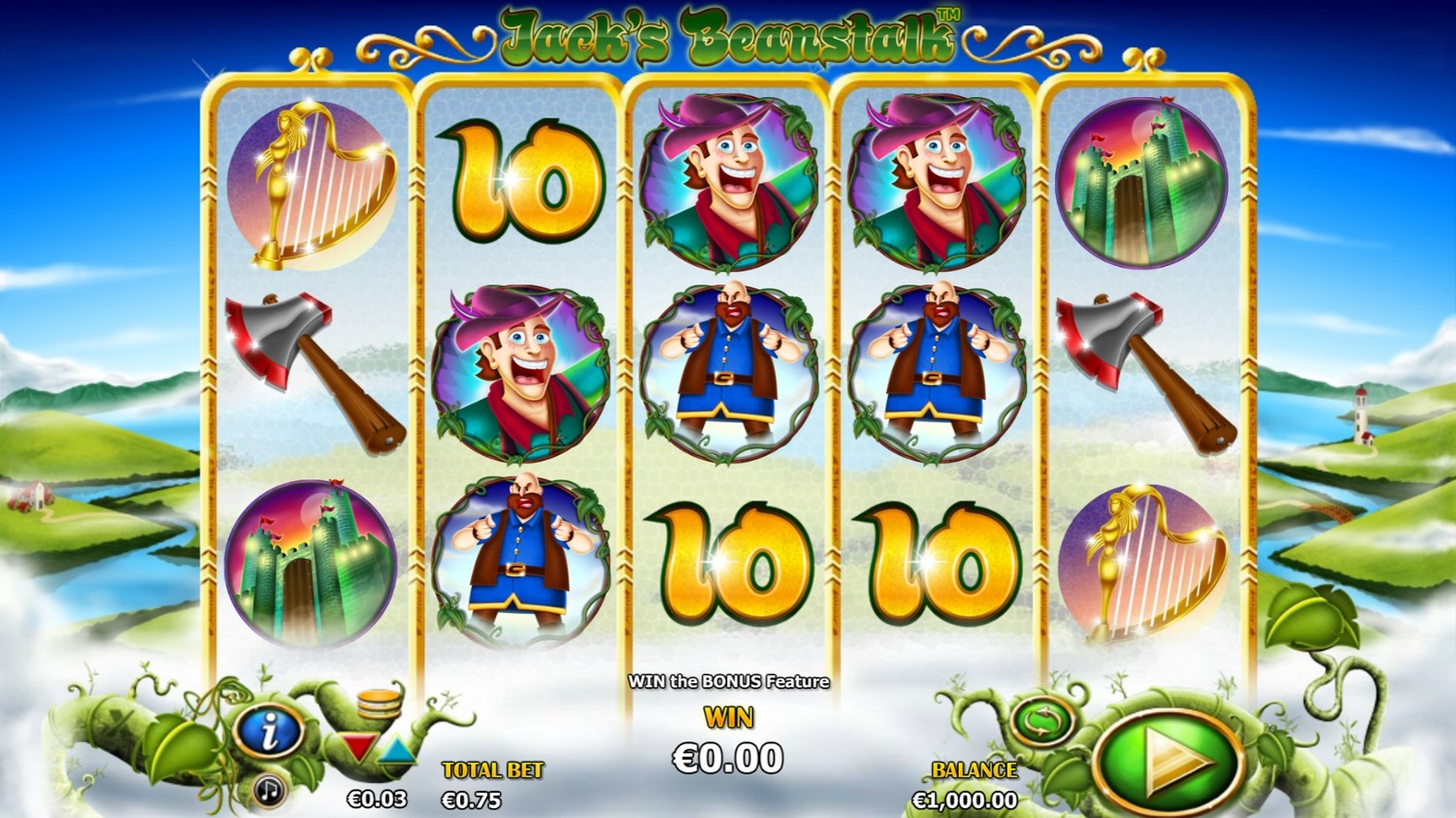 Jacks Beanstalk Slot Gameplay