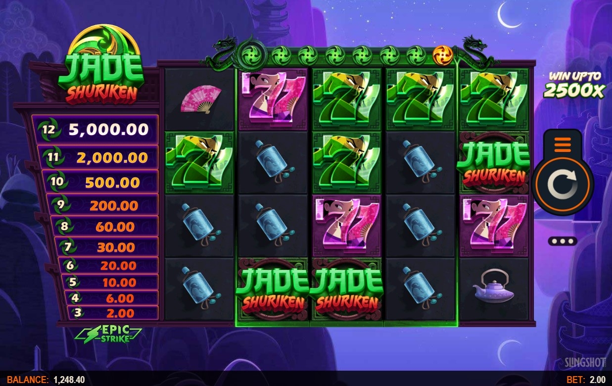 Jade Shuriken Slot Gameplay