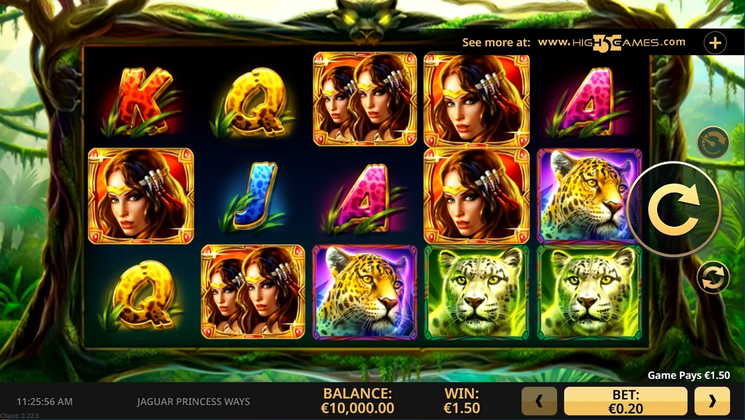 Jaguar Princess Ways Slot Gameplay