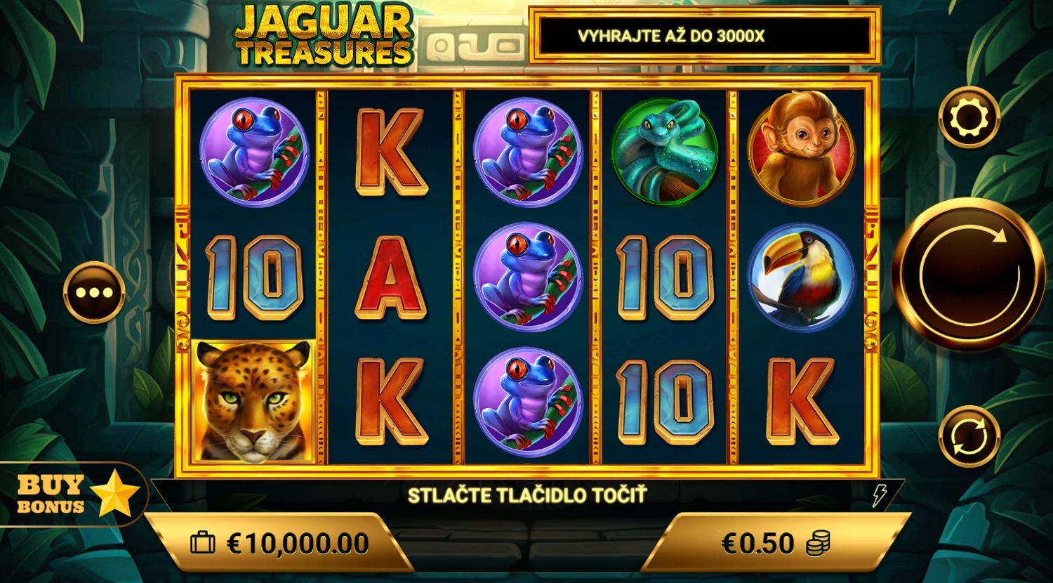 Jaguar Treasures Slot Gameplay