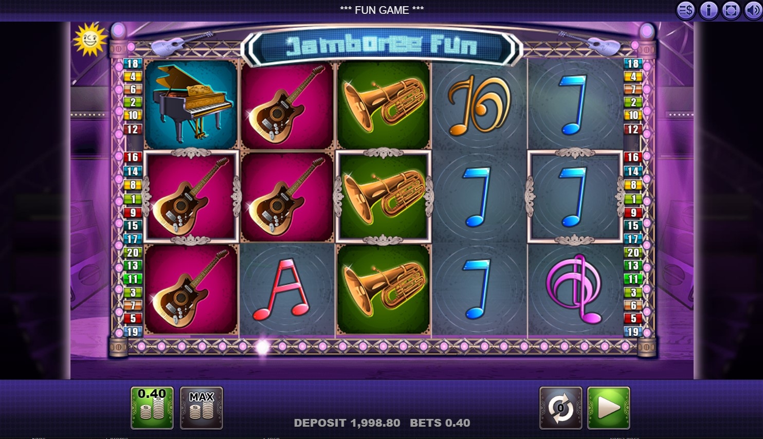 Jamboree Fun Slot Gameplay