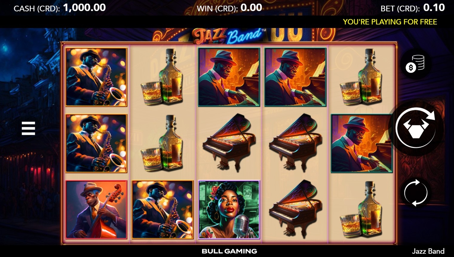 Jazz Band Slot Gameplay