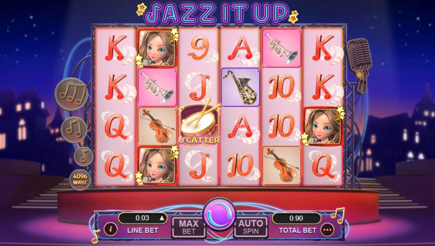 Jazz it Up Slot Gameplay