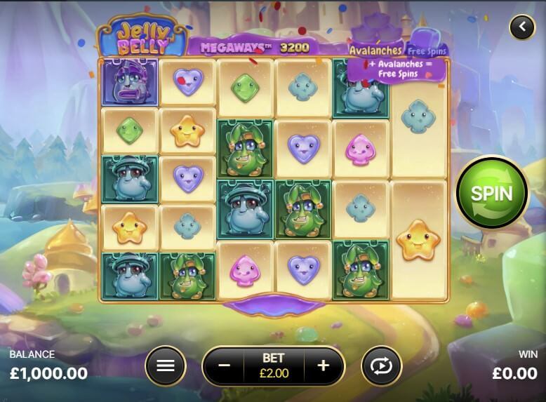 Jelly Belly Megaways Slot Gameplay