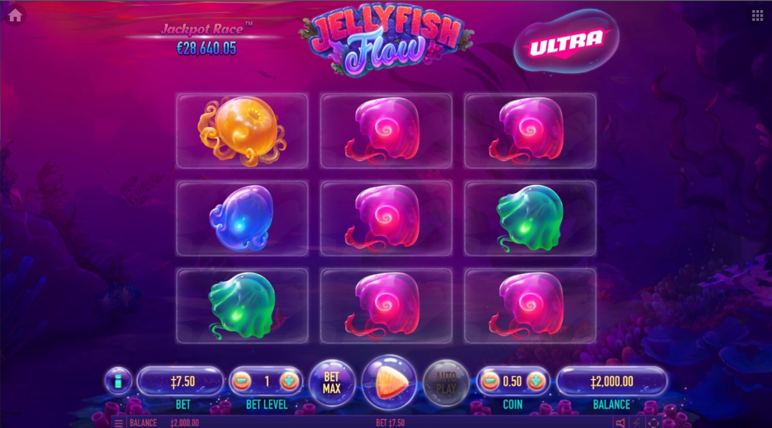 Jellyfish Flow Ultra Slot Gameplay