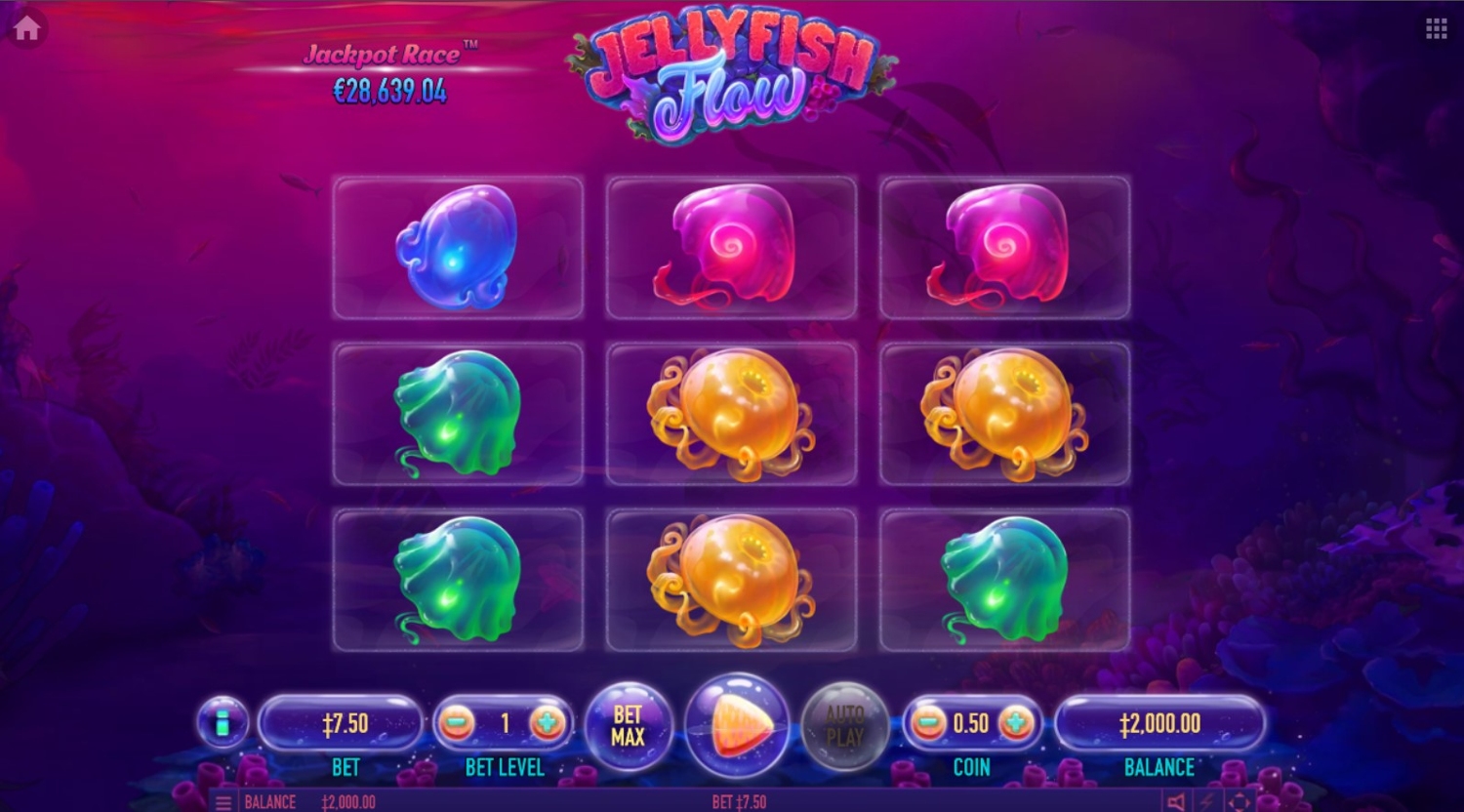 Jellyfish Flow Slot Gameplay