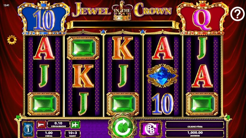 Jewel In The Crown Slot Gameplay