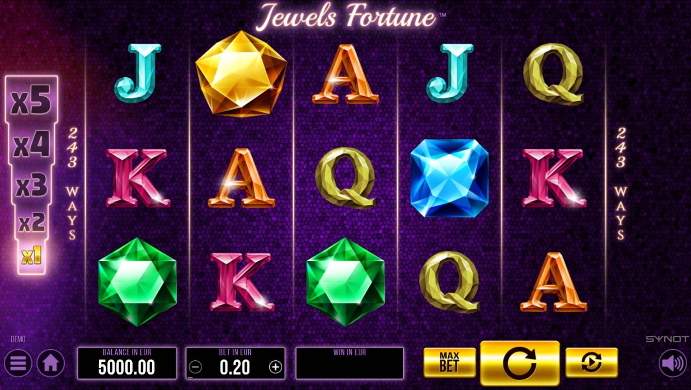 Jewels Fortune Slot Gameplay