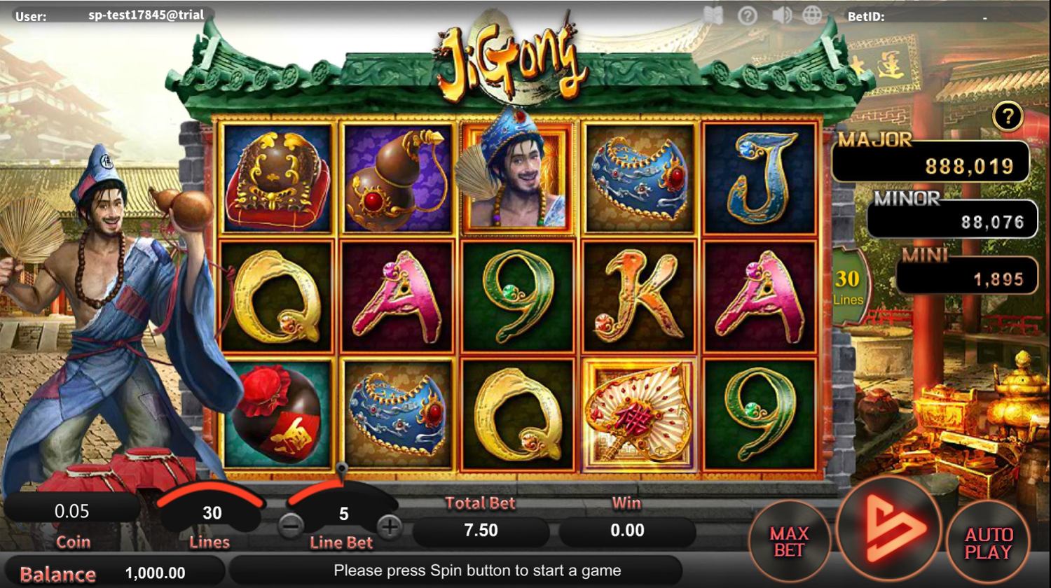 Ji Gong Slot Gameplay