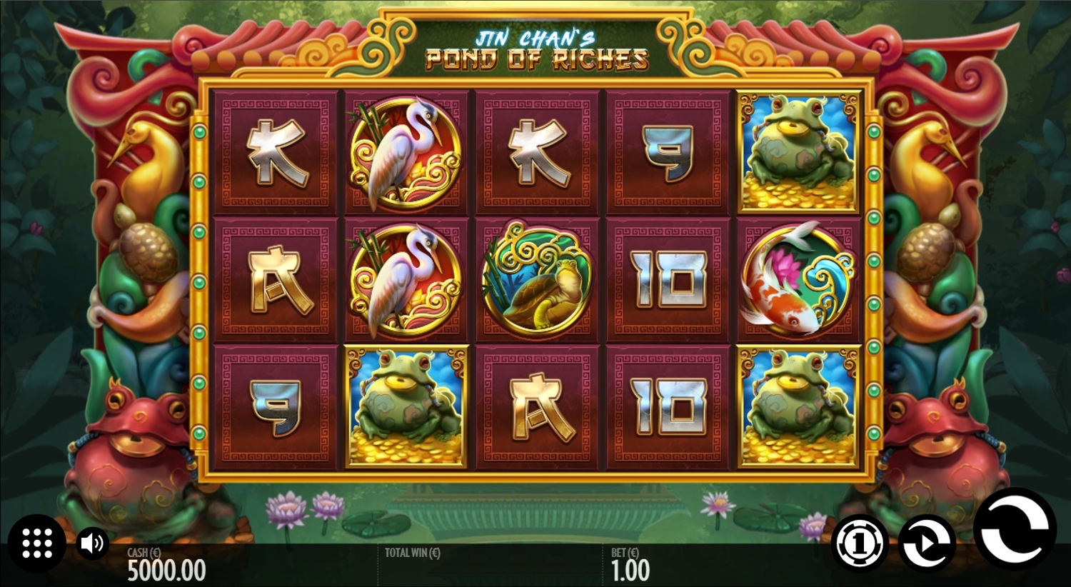 Jin Chan's Pond of Riches Slot Gameplay
