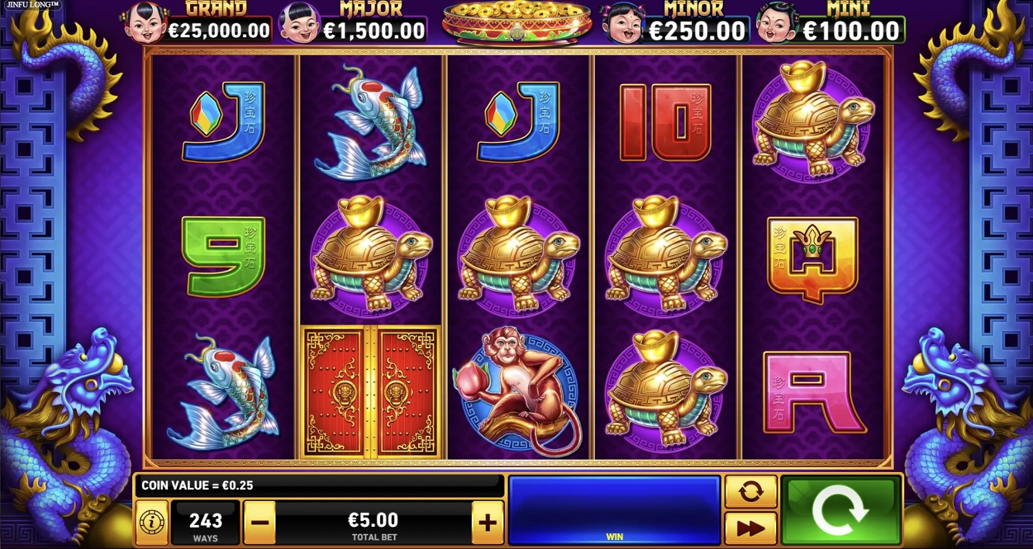 Jinfu Long Slot Gameplay