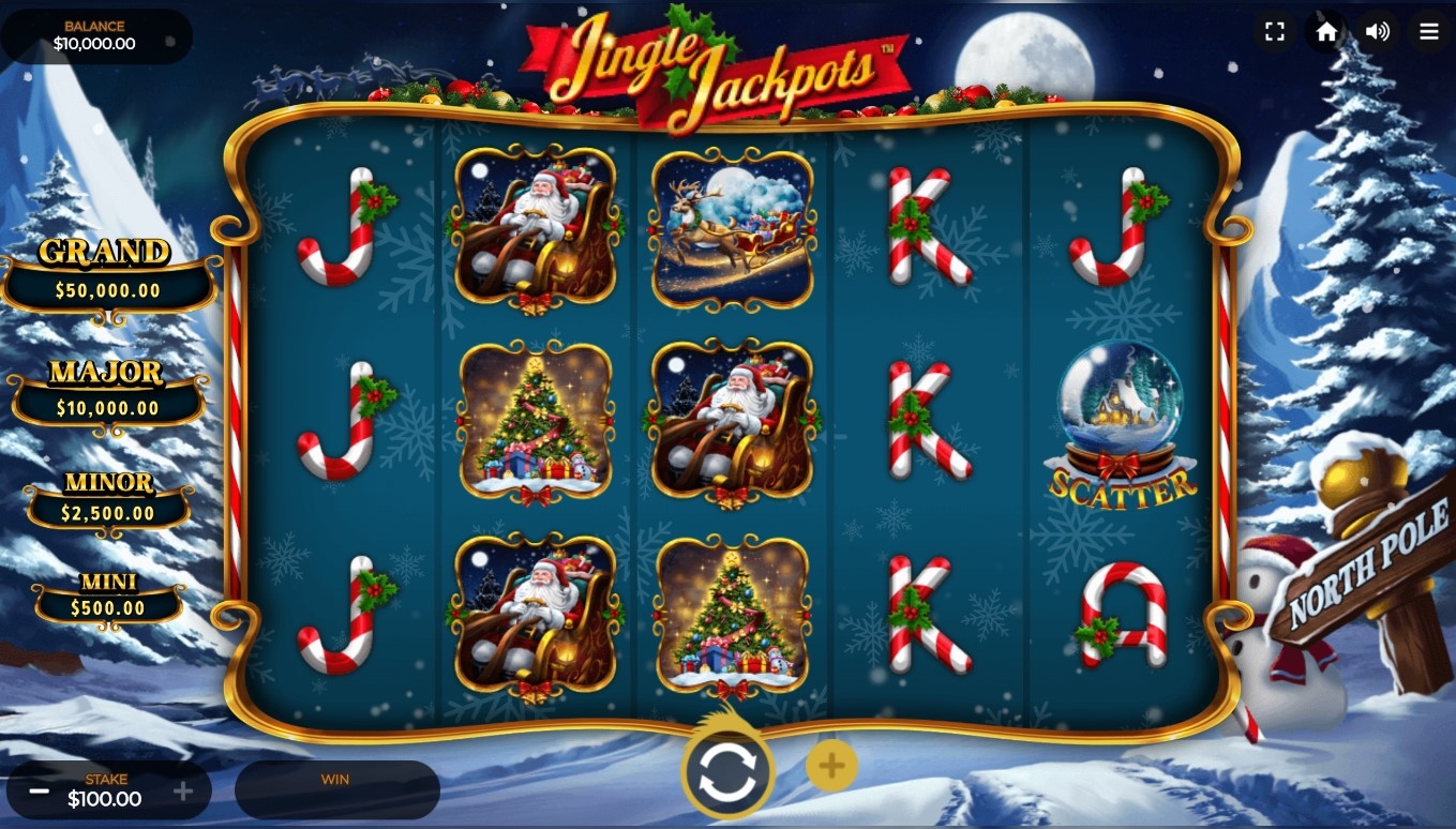 Jingle Jackpots Slot Gameplay