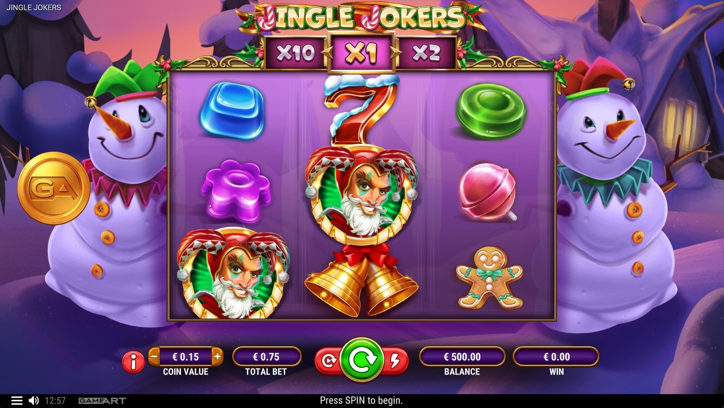 Jingle Jokers Slot Gameplay