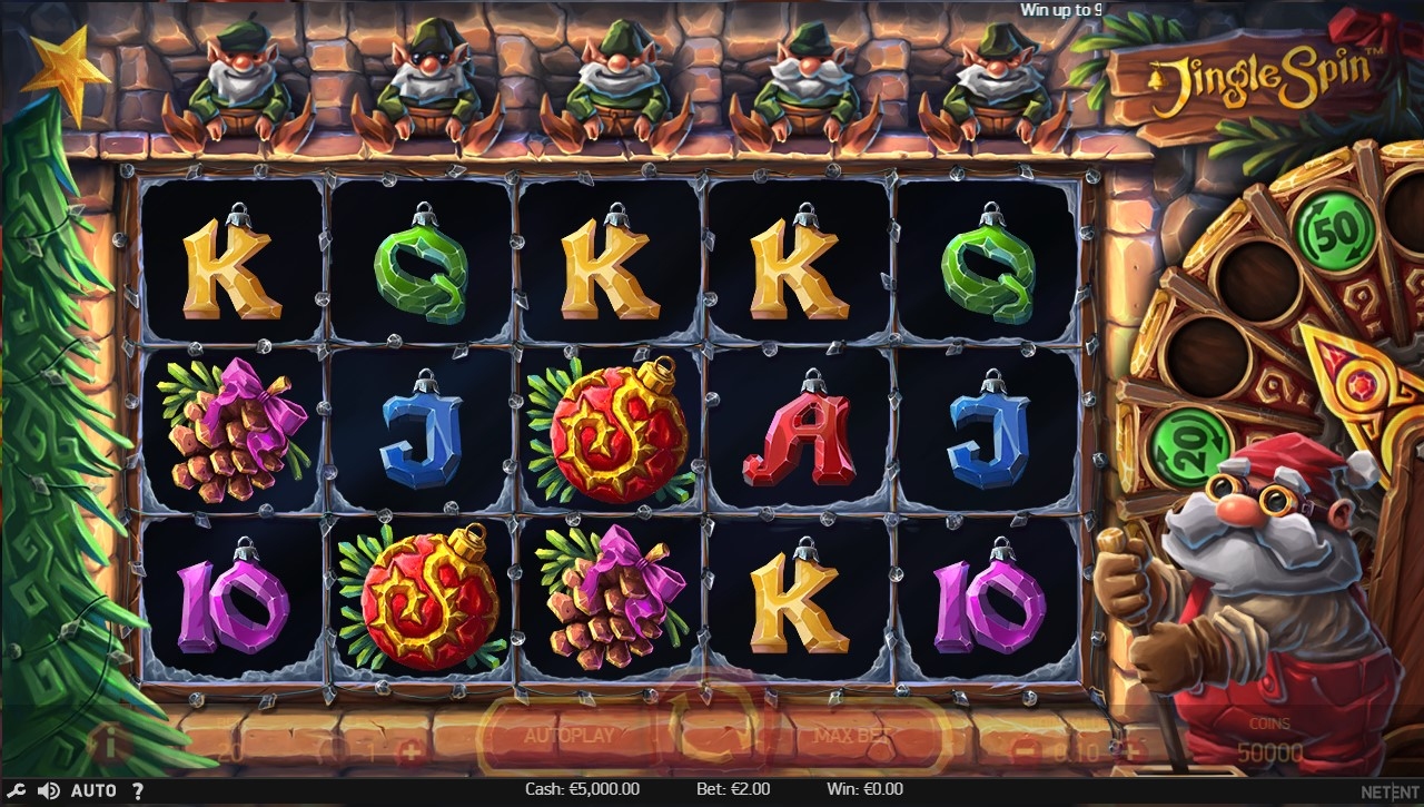 Jingle Spin Slot Gameplay