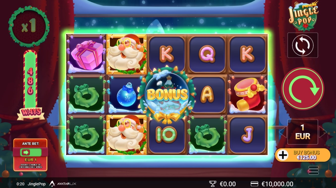 JinglePop Slot Gameplay