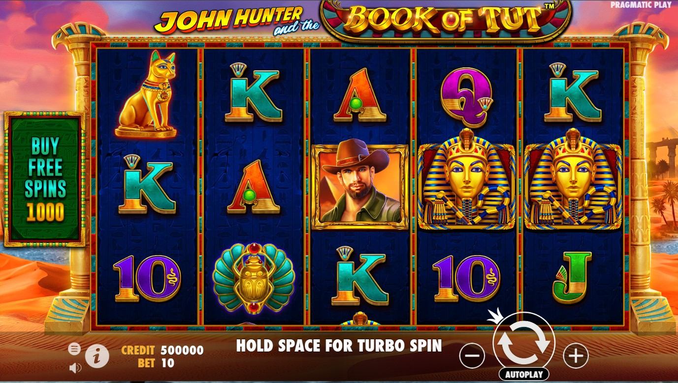 John Hunter and the Book of Tut Slot Gameplay
