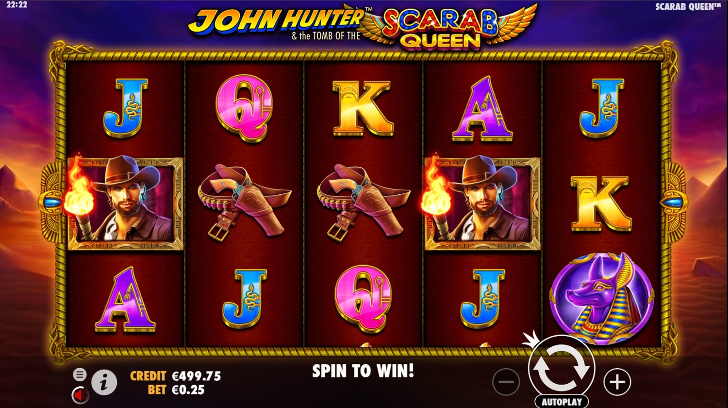 John Hunter and the Tomb of Scarab Queen Slot Gameplay