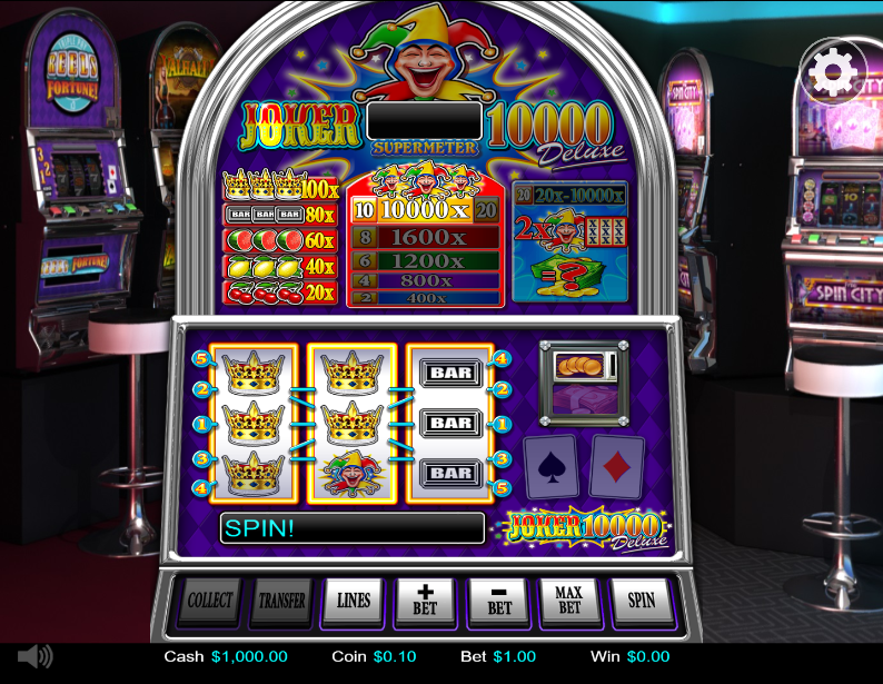 Joker 10000 Deluxe Slot Gameplay
