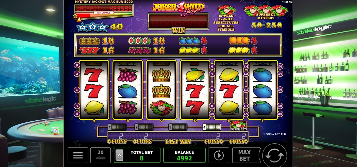 Joker 4 Wild Slot Gameplay