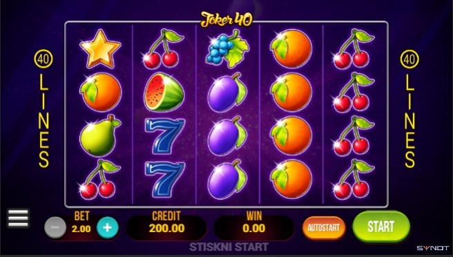 Joker 40 Slot Gameplay