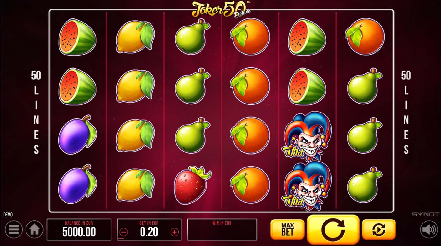 Joker 50 Deluxe Slot Gameplay