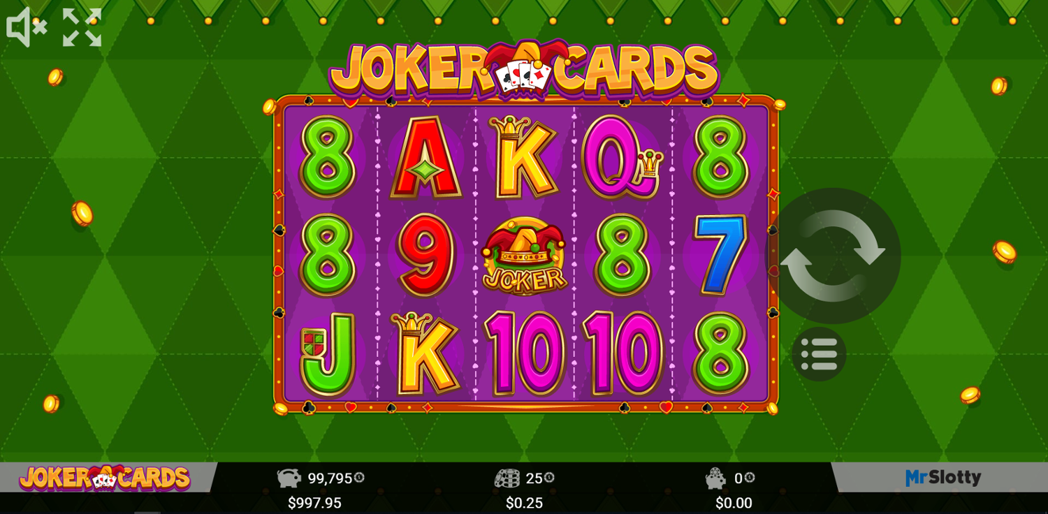 Joker Cards Slot Gameplay