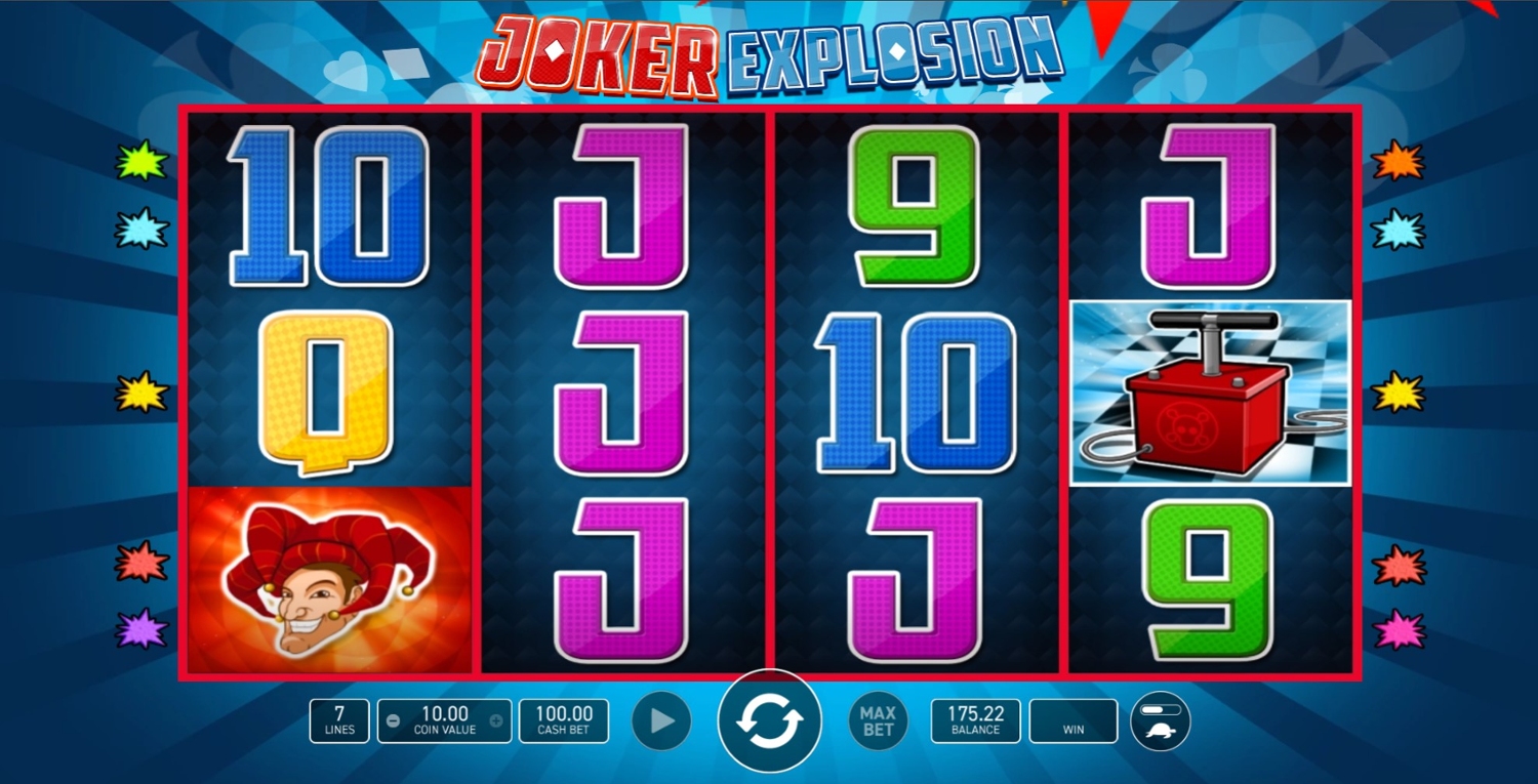 Joker Explosion Slot Gameplay