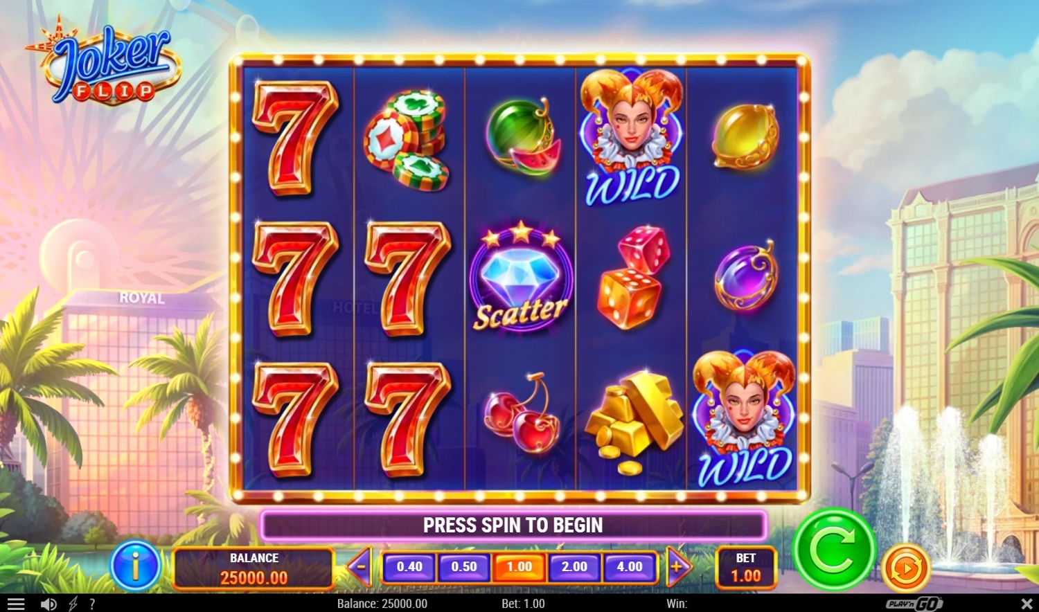 Joker Flip Slot Gameplay