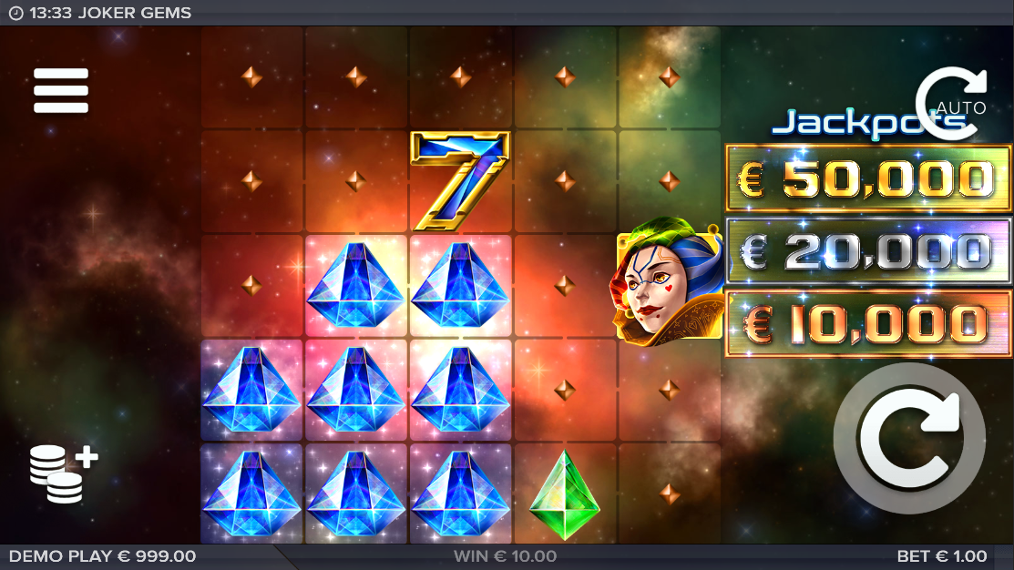 Joker Gems Slot Gameplay