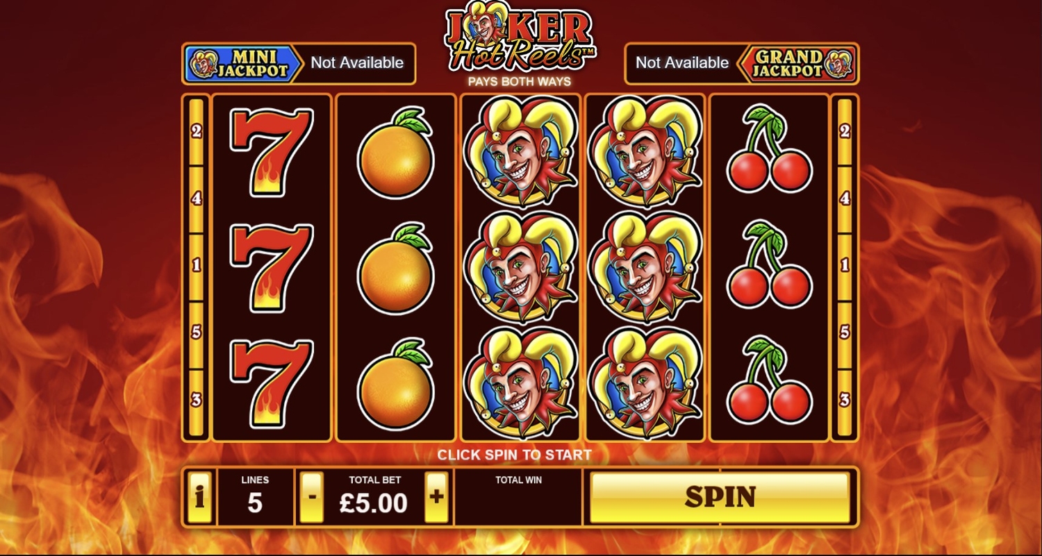 Joker Hot Reels Slot Gameplay
