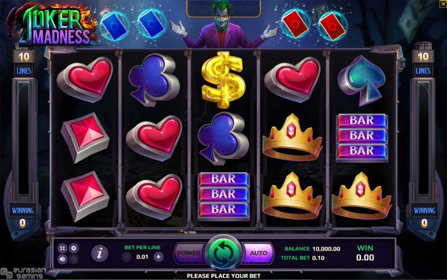 Joker Madness Slot Gameplay
