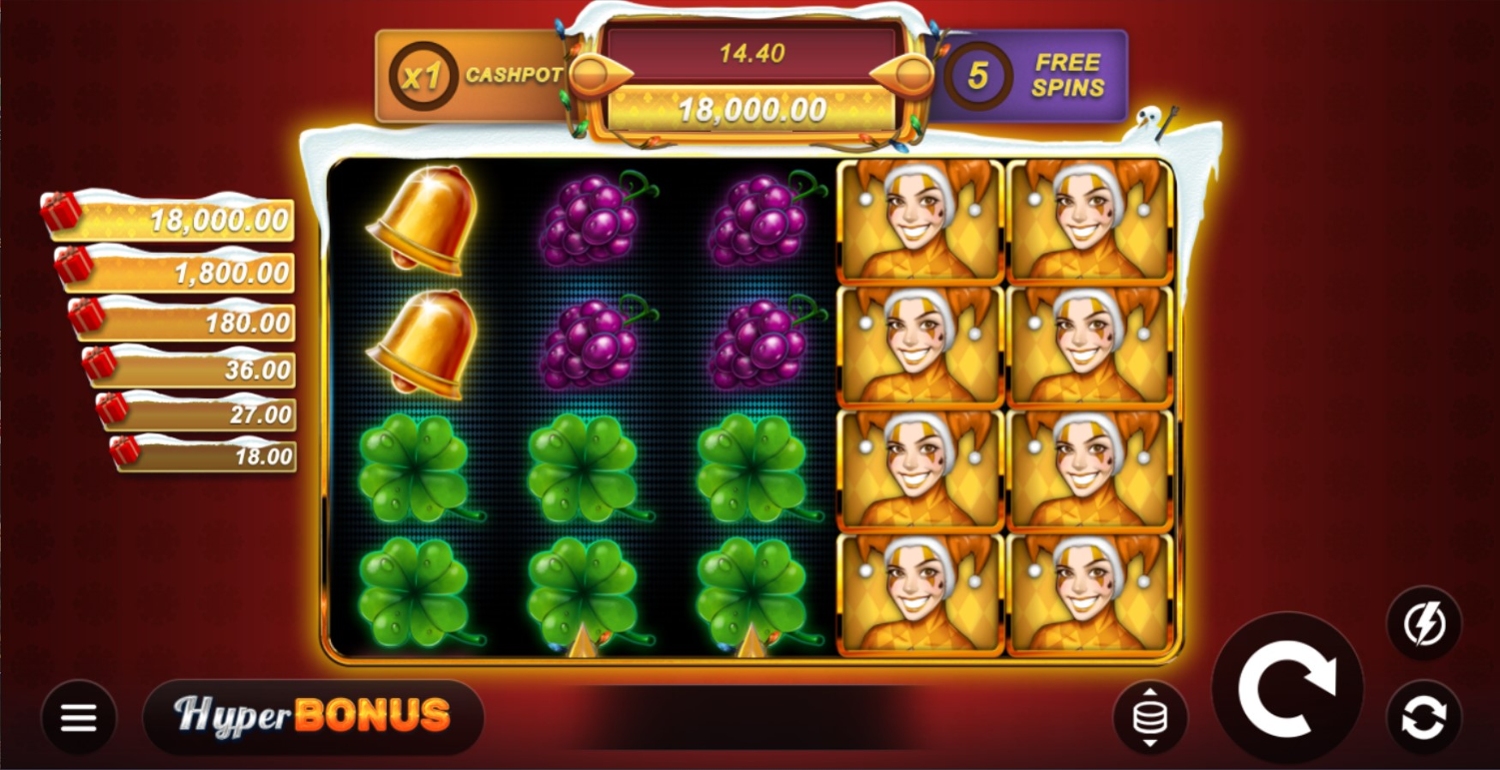 Joker Max: Hit 'n' Roll Xmas Slot Gameplay