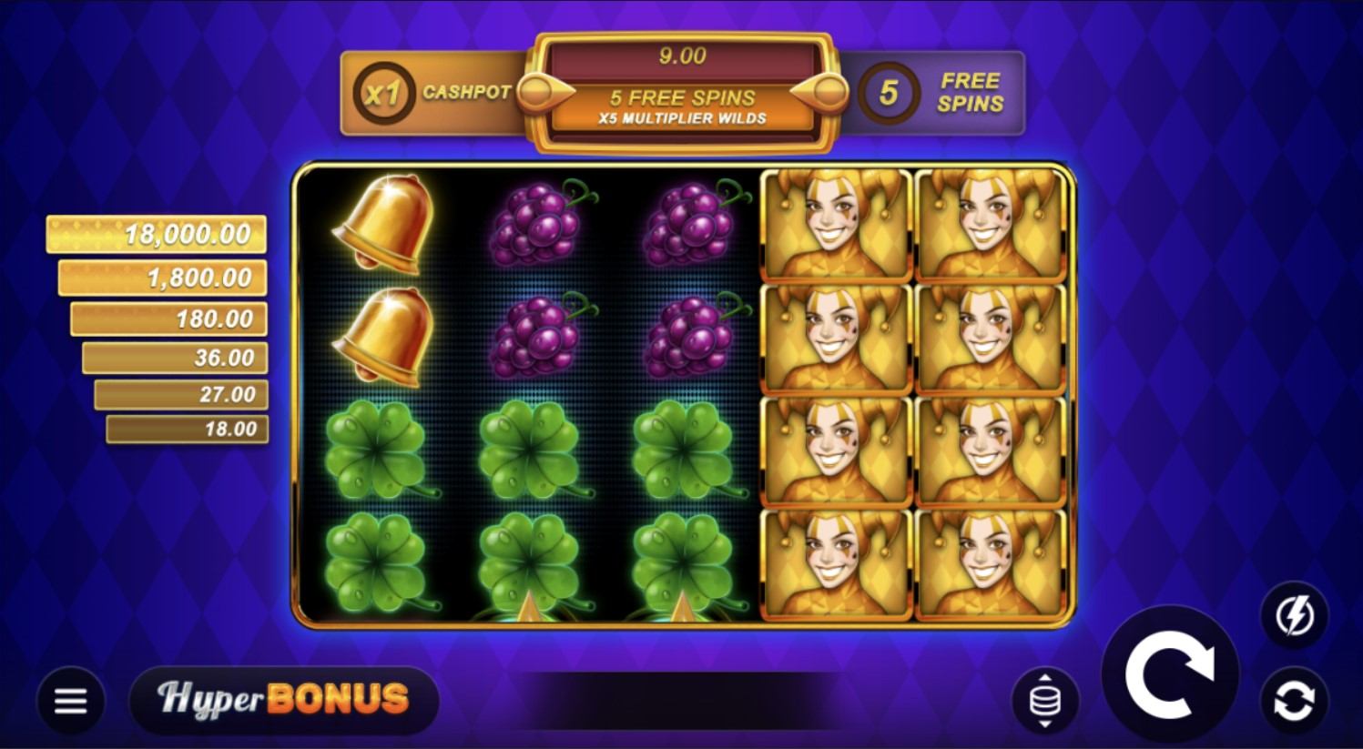 Joker Max: Hit 'n' Roll Slot Gameplay