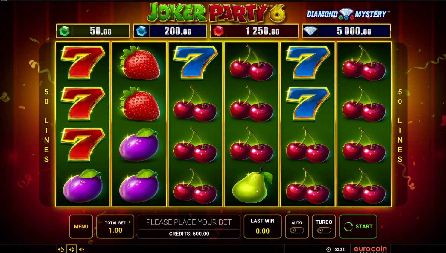 Joker Party 6 FxJP Slot Gameplay