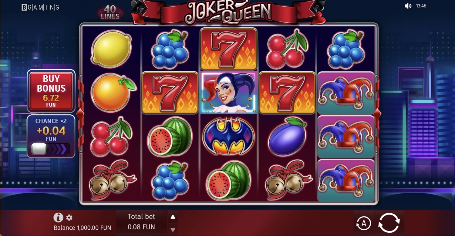 Joker Queen Slot Gameplay